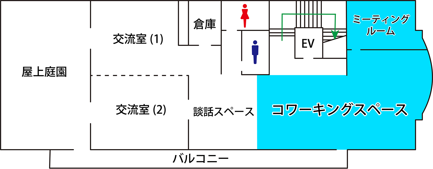 2階の見取り図