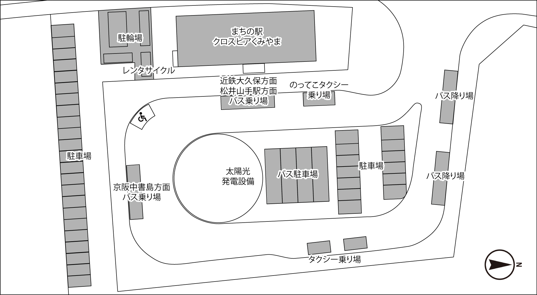 館外の見取り図